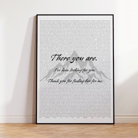 A Court of Thrones and Roses Sarah J Maas Print - Picture 1 of 6